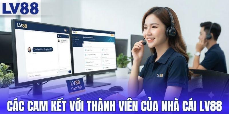Các cam kết với thành viên của nhà cái LV88