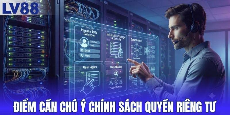 Điểm cần chú ý chính sách quyền riêng tư